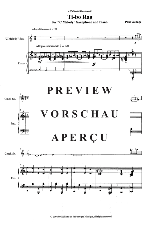 gallery: Tibo Rag , , ("C Melody" Tenor Saxophon + Klavier)