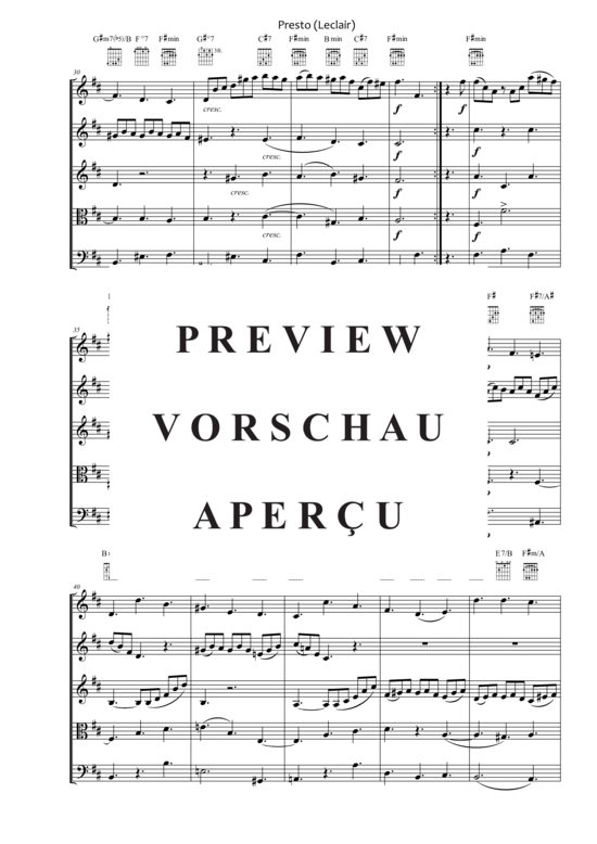 Produktgalerie: Seite 4 von 21 Presto , , (Quintett flexible Besetzung)