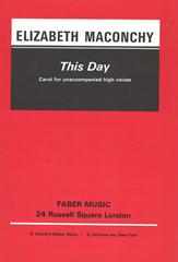 cover: This Day (from 'Two Carols'), Elizabeth Maconchy