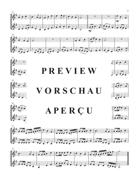Produktgalerie: Seite 6 von 10 8 Hymnen Duette , , (2x Trompete/Horn/Bariton)
