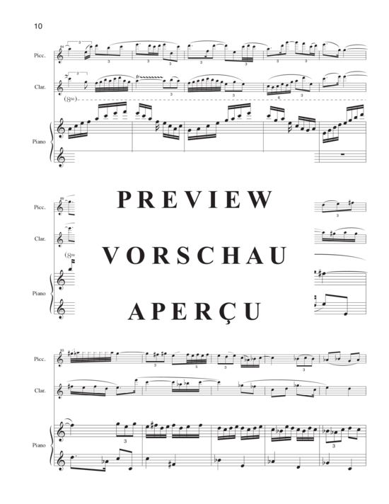 Product gallery: Page 13 of 21 Night Flight , , (piccolo, clarinet and piano)
