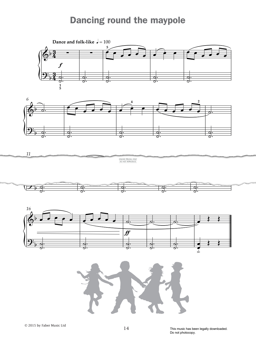 Produktgalerie: Seite 1 von 1 Dancing round the maypole (from 'Improve Your Sight-Reading! A Piece a Week Piano Grade 2'), Paul Harris, Klavier