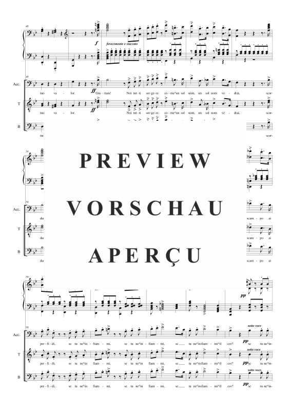 Produktgalerie: Seite 5 von 11 I Lombardi - (Act 2-I) E' dunque vero, , Männerchor TBB und Klavier