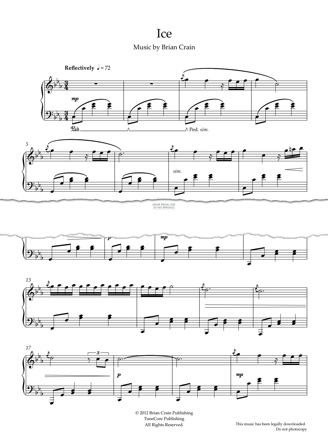 Produktgalerie: Seite 1 von 1 Ice, Brian Crain, Klavier