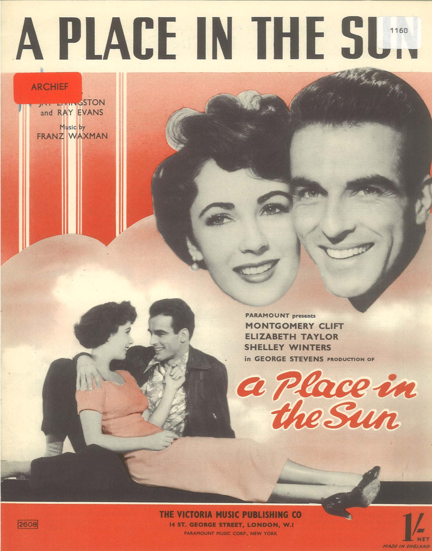 cover: A Place In The Sun, Franz Waxman, Gesang, Gitarre, Klavier