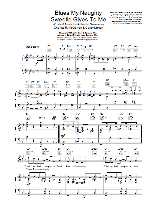 Produktbild zu: Blues My Naughty Sweetie Gives To Me