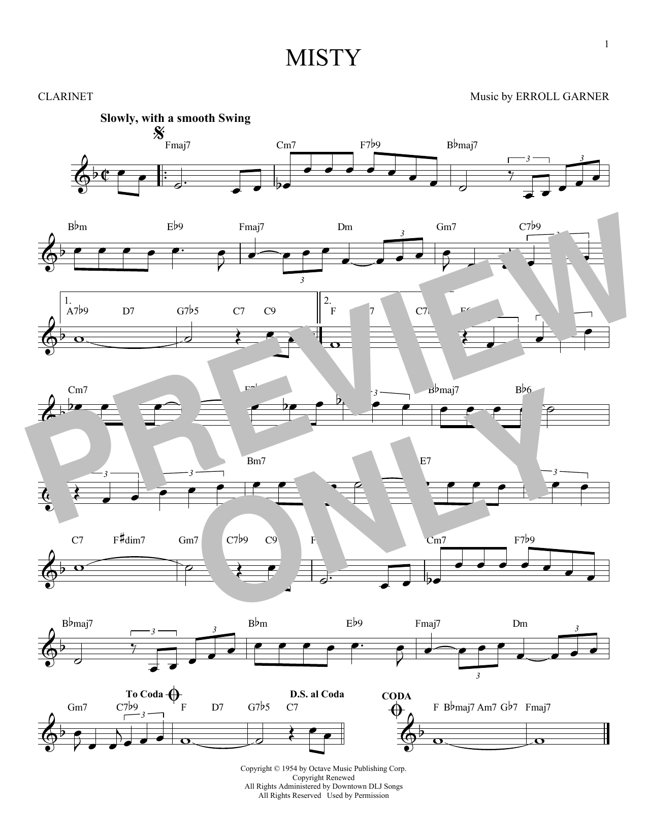 Product gallery: Page 1 of 1 Misty, Erroll Garner