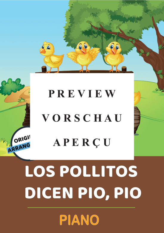 gallery: Los Pollitos Dicen Pio, Pio , , (Klavier Solo)