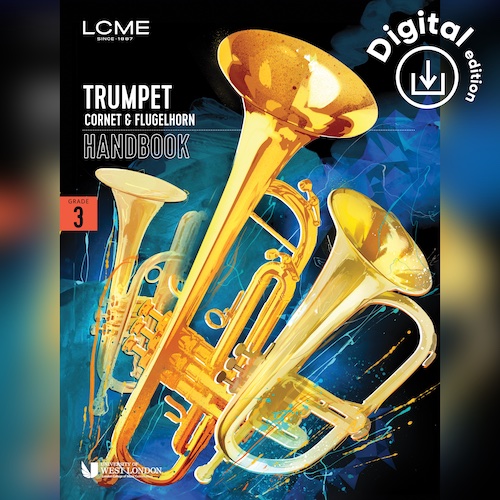 Produktbild zu: LCME Trumpet, Cornet & Flugelhorn Handbook 2025: Grade 3