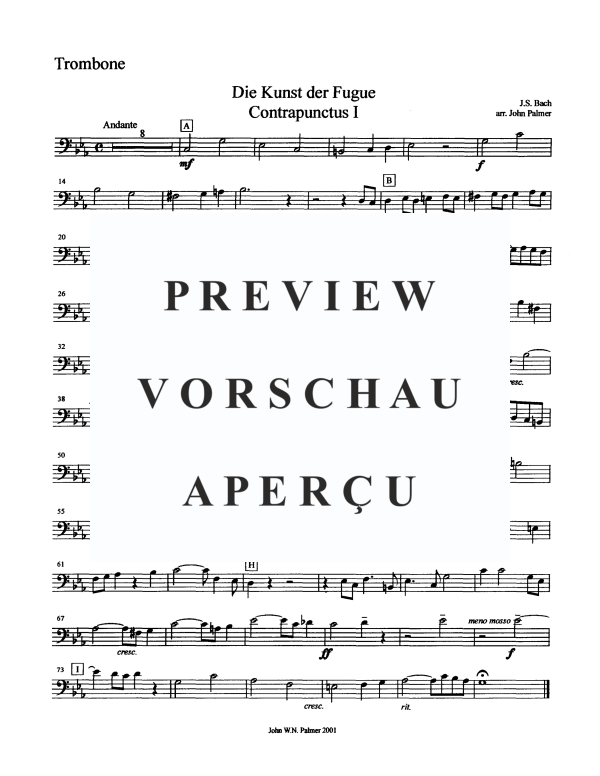 Produktgalerie: Seite 11 von 11 Contrapunctus No. 1, , Blechbläser Quintett