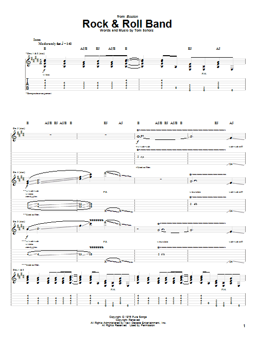 Product gallery: Page 1 of 1 Rock & Roll Band, Boston