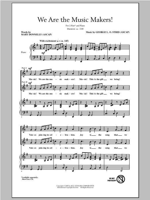 Produktbild zu: We Are The Music Makers!