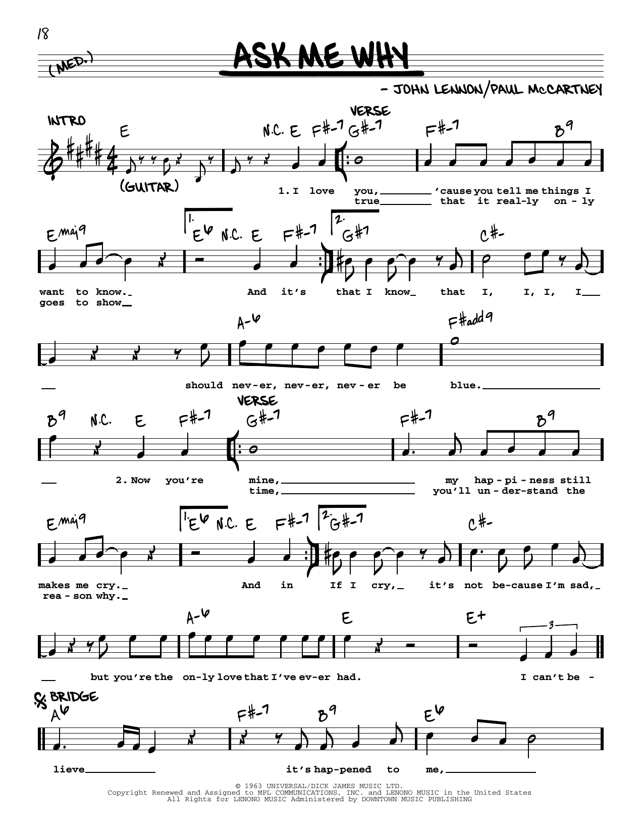 Produktbild zu: Ask Me Why [Jazz version]