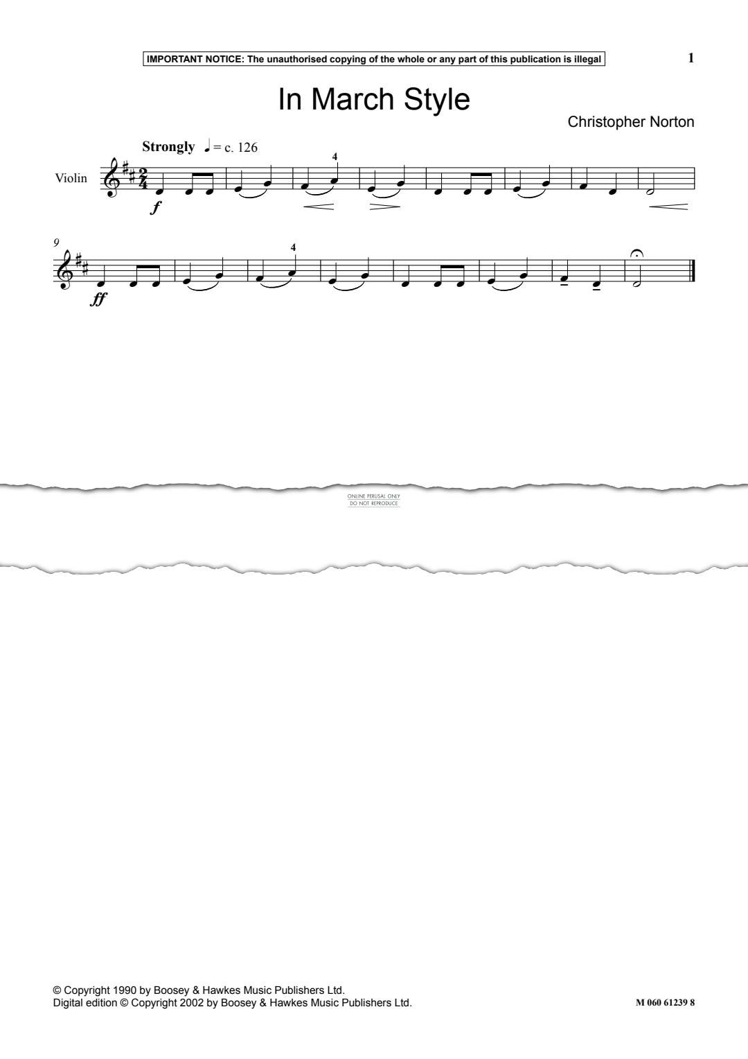 Produktgalerie: Seite 1 von 1 In March Style, Christopher Norton, Klavier, Violine