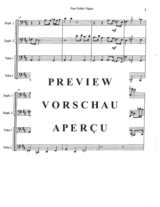 gallery: Chorale Prelude and Fugue on Puer Nobis , , (Tuba Quartett EETT)