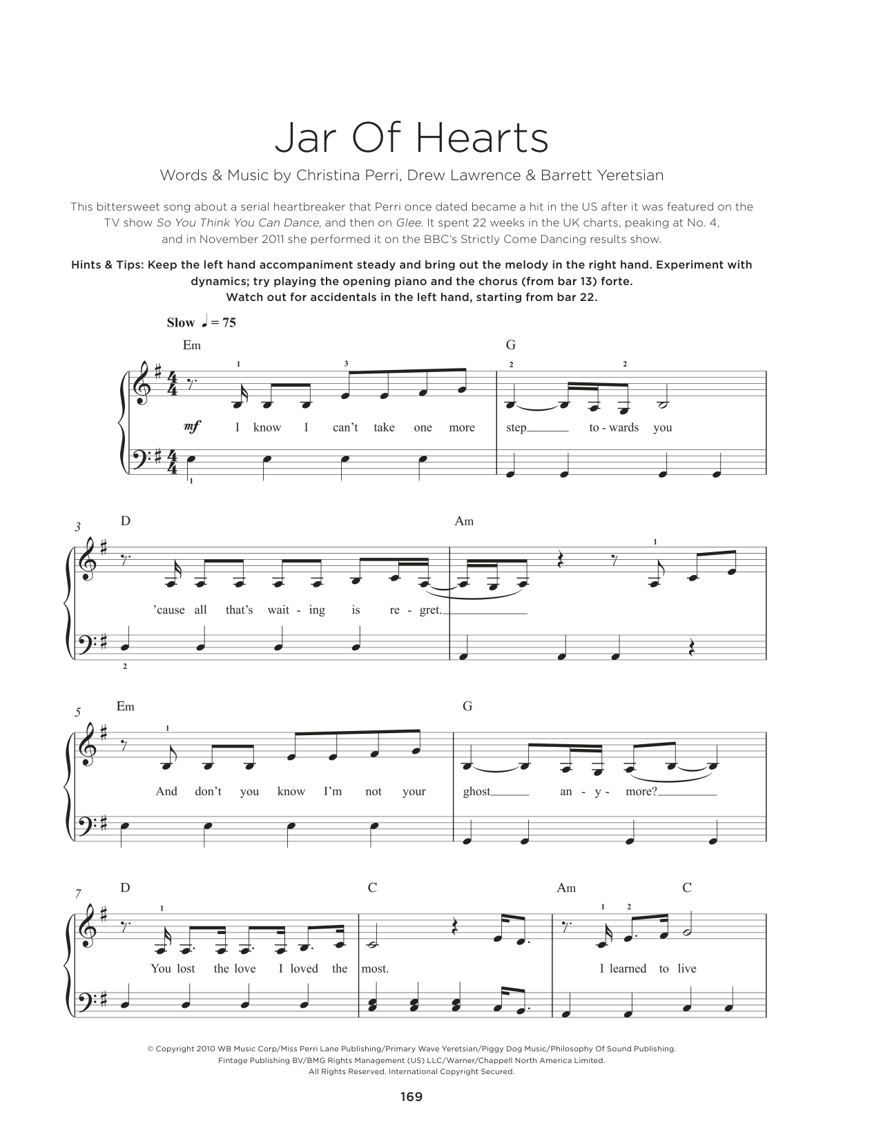 Produktbild zu:  Jar Of Hearts - Christina Perri
