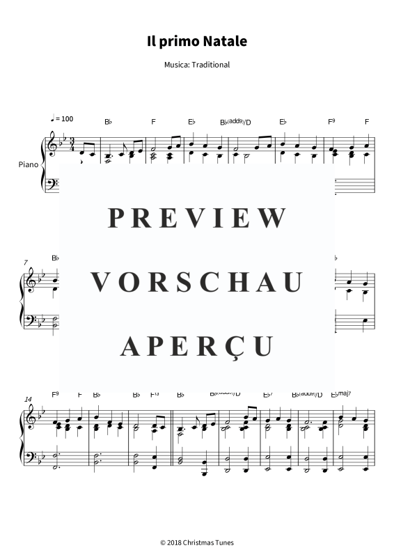 Produktgalerie: Seite 5 von 6 Il primo Natale - Il canto natalizio eterno, , Klavier Solo