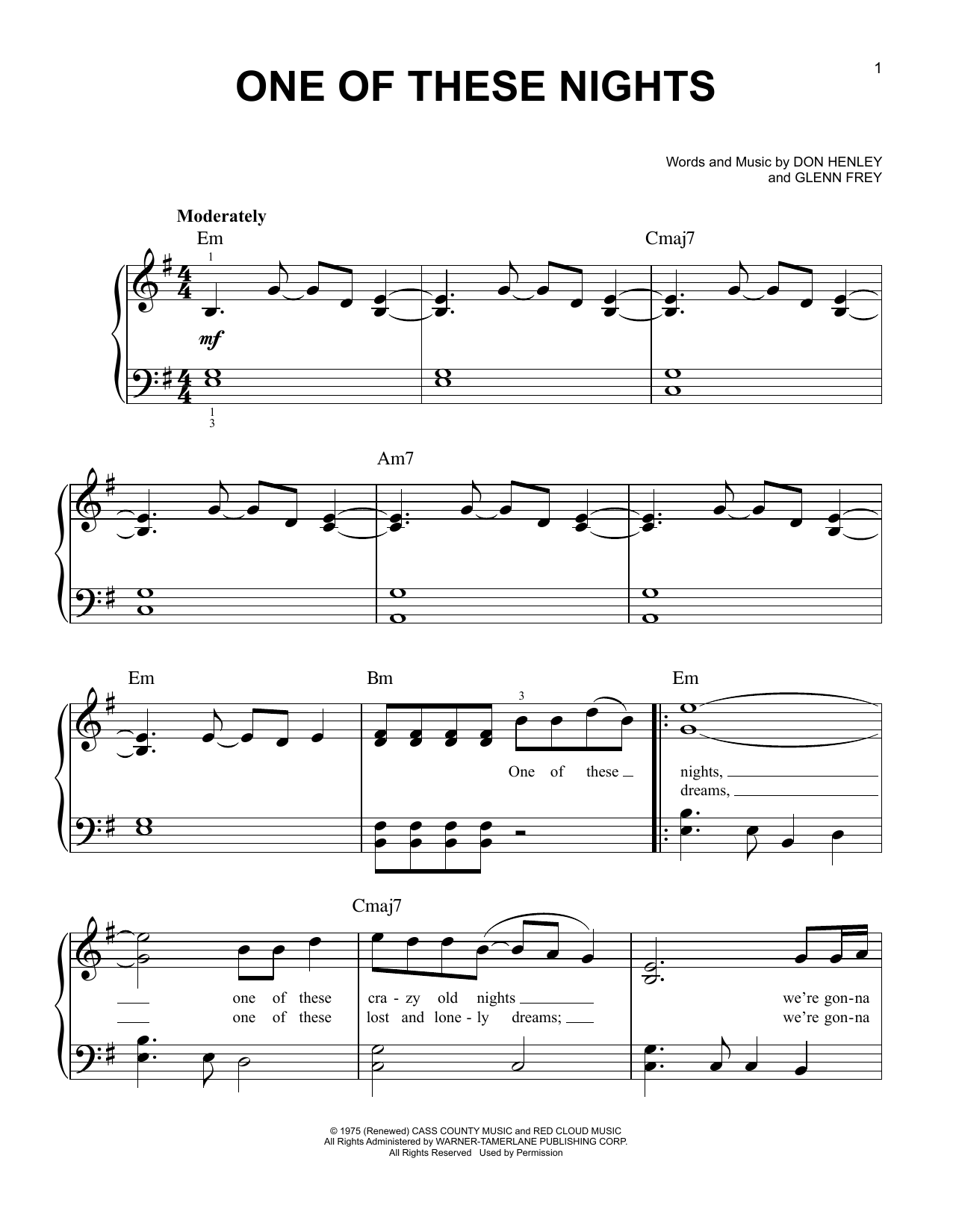 Produktbild zu: One Of These Nights