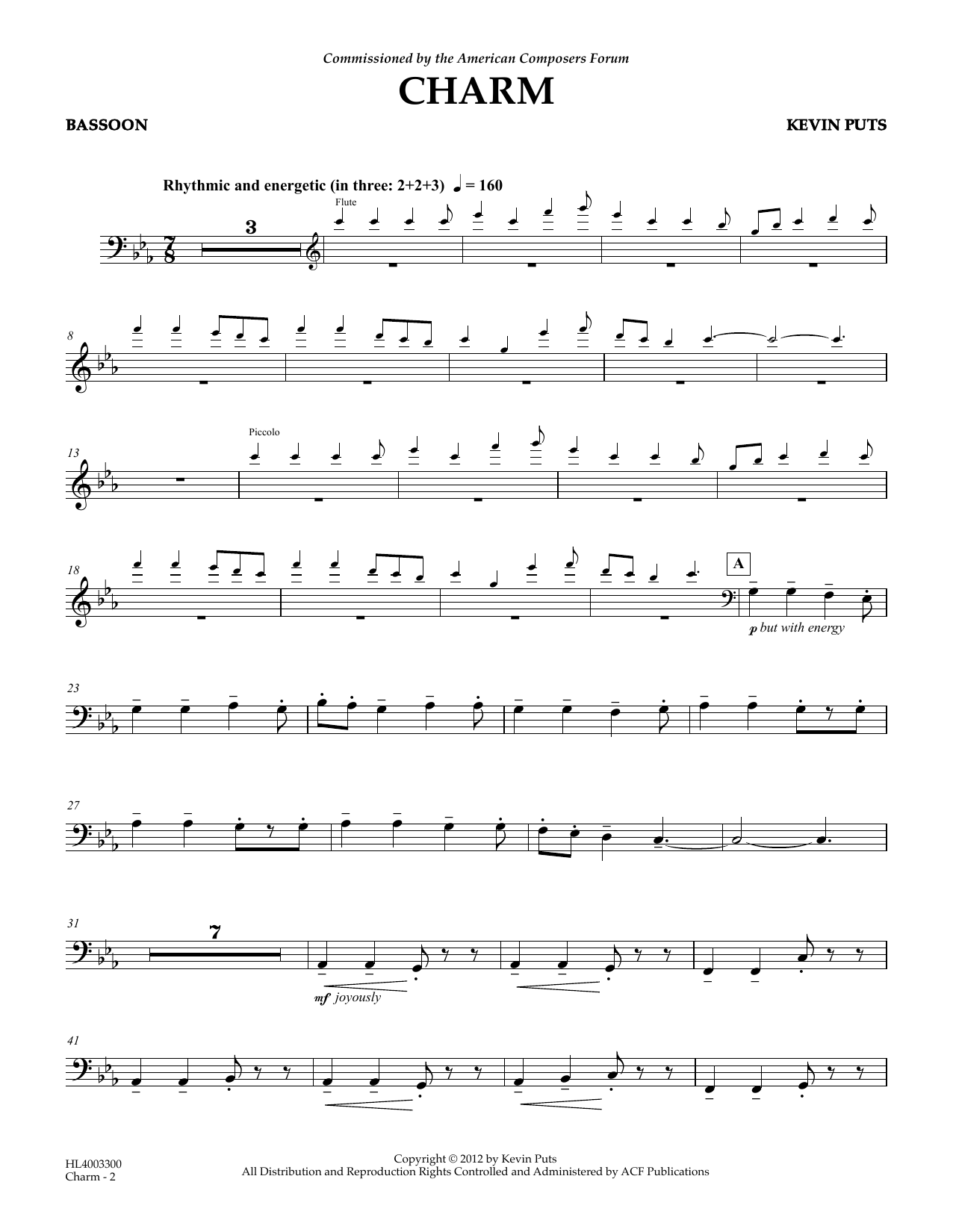 Product picture to: Charm - Bassoon (opt.)