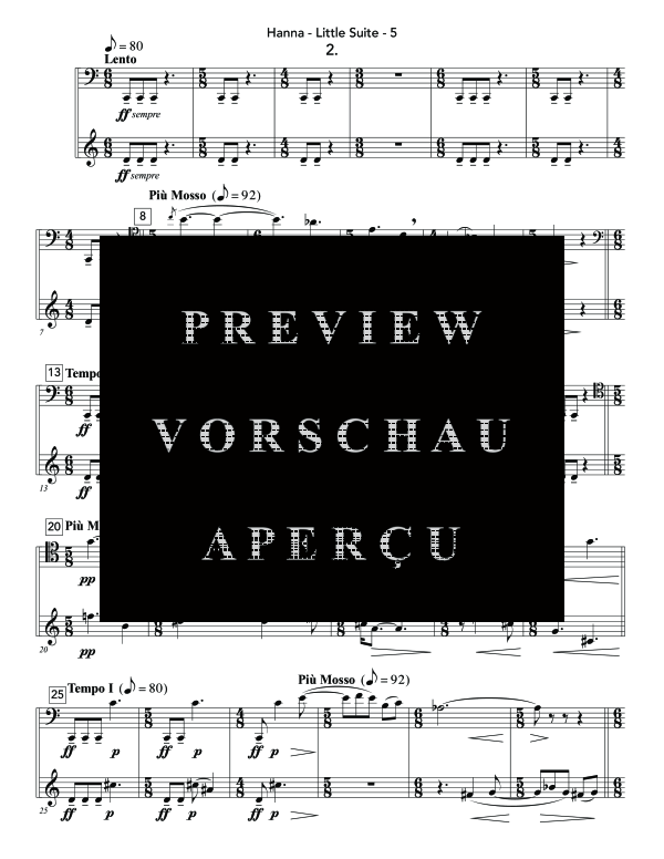 Product gallery: Page 9 of 11 Little Suite, , (woodwind duo bassoon and bass clarinet)