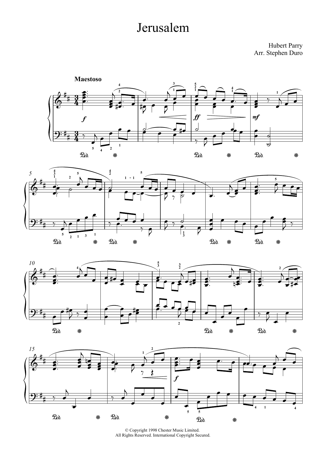 Product gallery: Page 1 of 1 Jerusalem, George Frideric Handel