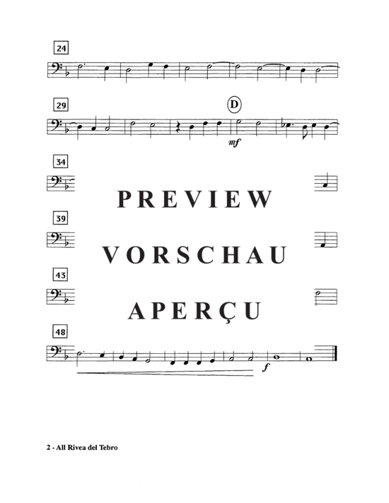 Product gallery: Page 11 of 13 Alla Rivera del Tebro , , (Tuba Quartet TTTT)