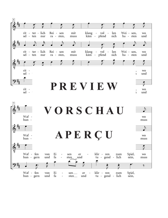 Product gallery: Page 3 of 6 Ausreise zum Turnier , , (mixed choir)