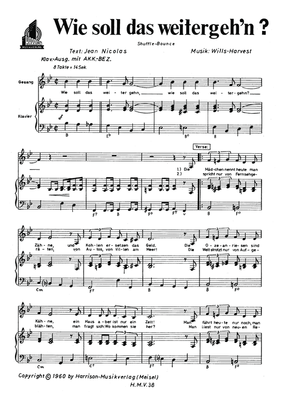 Produktbild zu: Wie soll das weitergehn ?Shuffle-Bounce