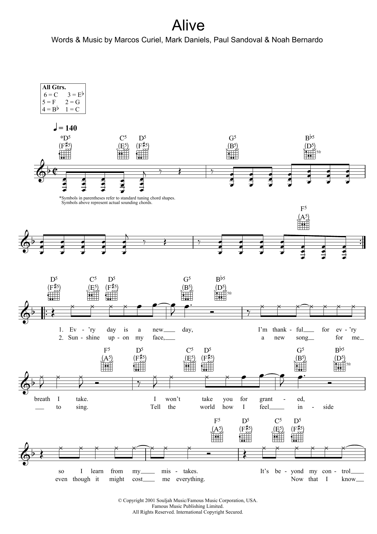 Produktgalerie: Seite 1 von 1 Alive, P.O.D., Melodieinstrument