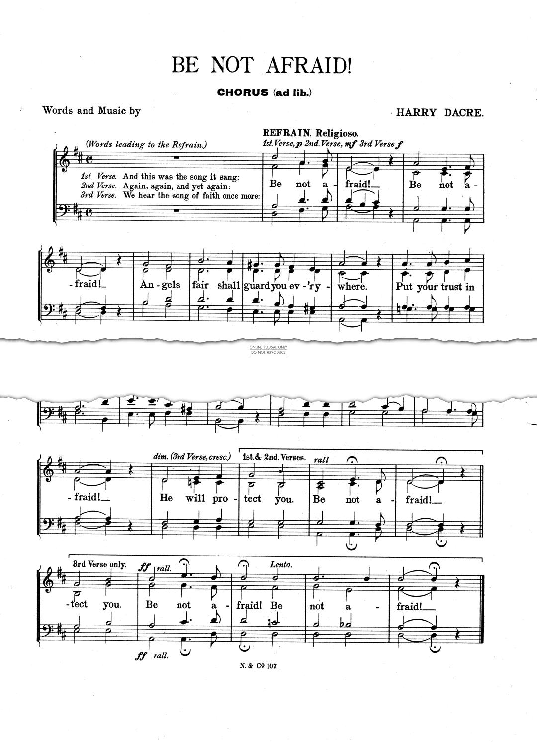 Product gallery: Page 1 of 1 Be Not Afraid!, Harry Dacre