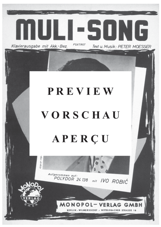 Produktgalerie: Seite 2 von 4 Muli-Song, Robic, 	Ivo, Klavier und Gesang