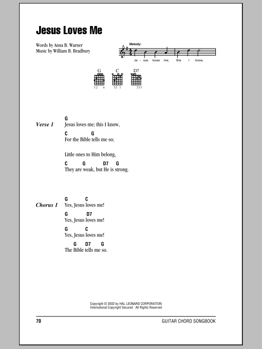 Produktbild zu: Jesus Loves Me