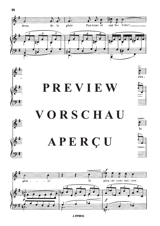 Product gallery: Page 3 of 5 Spleen Op.51 No.3, , High Voice and Piano