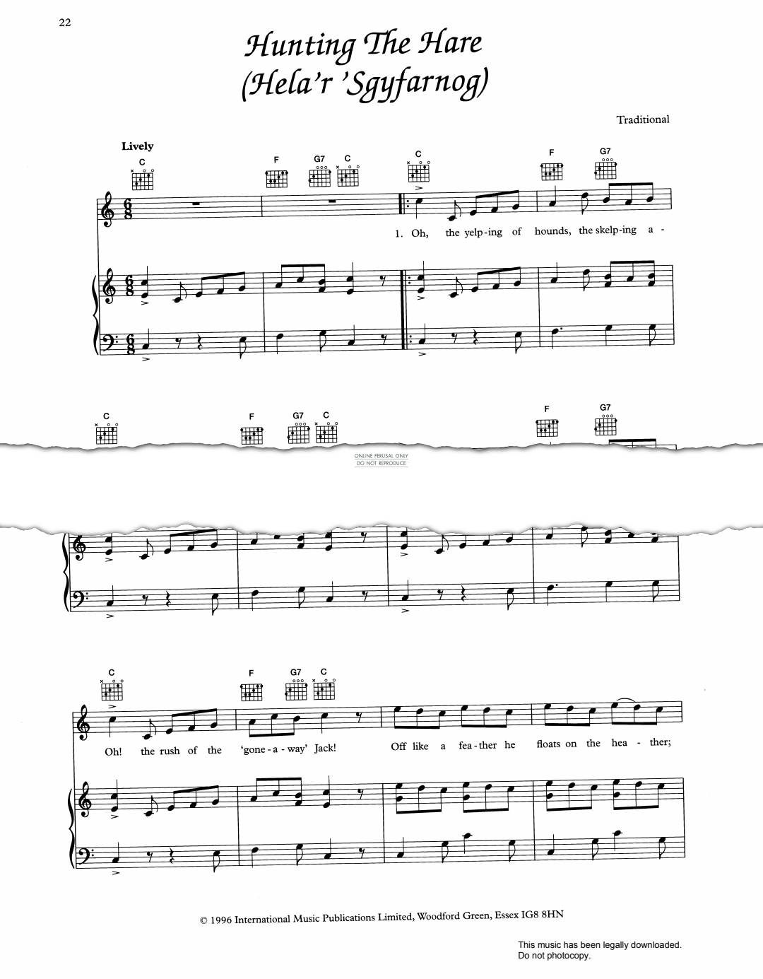 Produktbild zu: Hunting The Hare (Hela'r' Sgyfarnog)