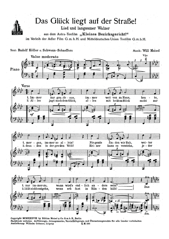 Produktbild zu: Das Glück liegt auf der Straßeaus: Kleines Bezirksgericht (Film)