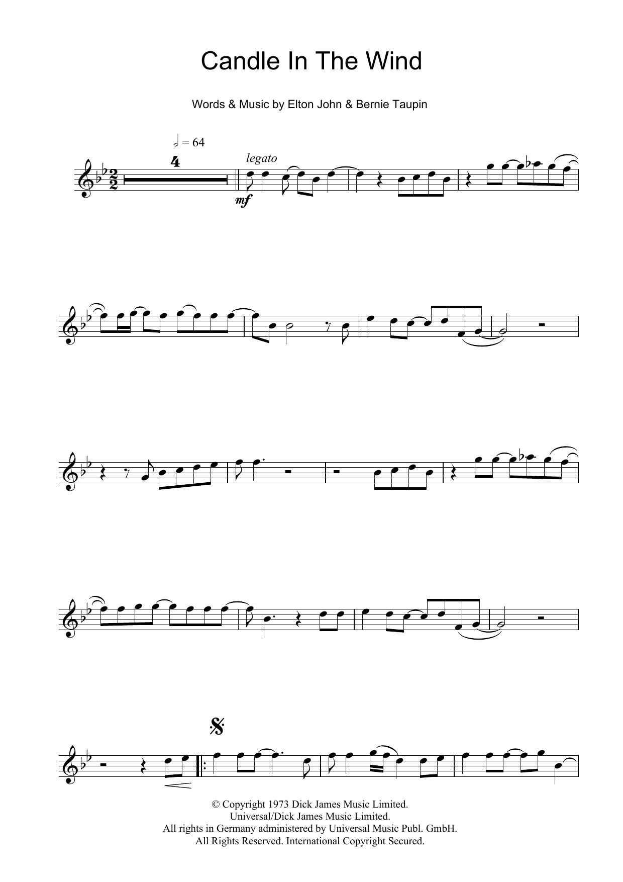 Product gallery: Page 1 of 1 Candle In The Wind, Elton John