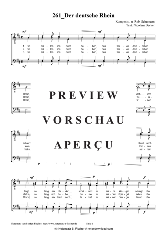 Product gallery: Page 2 of 3 Der deutsche Rhein  , , (male choir)