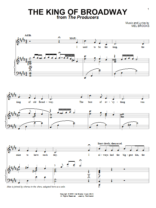 Produktbild zu: The King Of Broadway