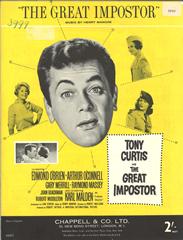 cover: The Great Impostor, Henry Mancini, Klavier
