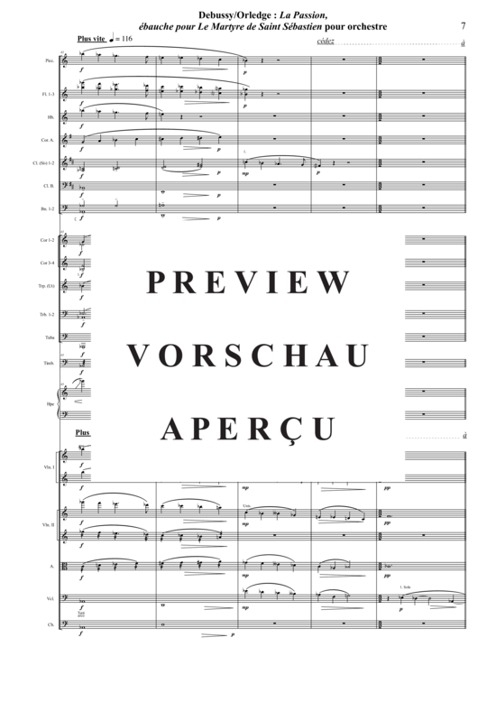 Product gallery: Page 12 of 18 La Passion from Le Martyr de Saint Sebastien , , (orchestra)