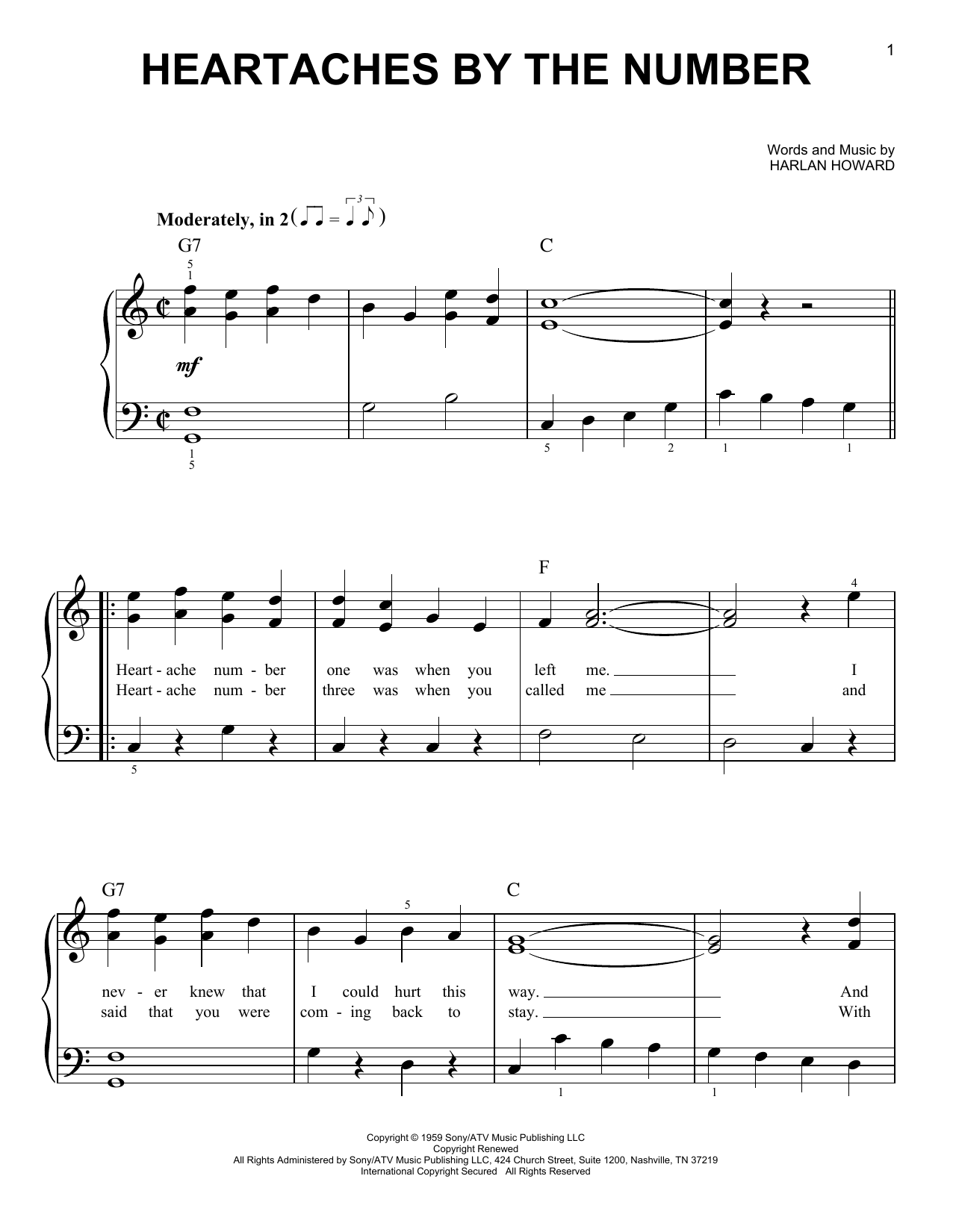 Produktbild zu: Heartaches By The Number