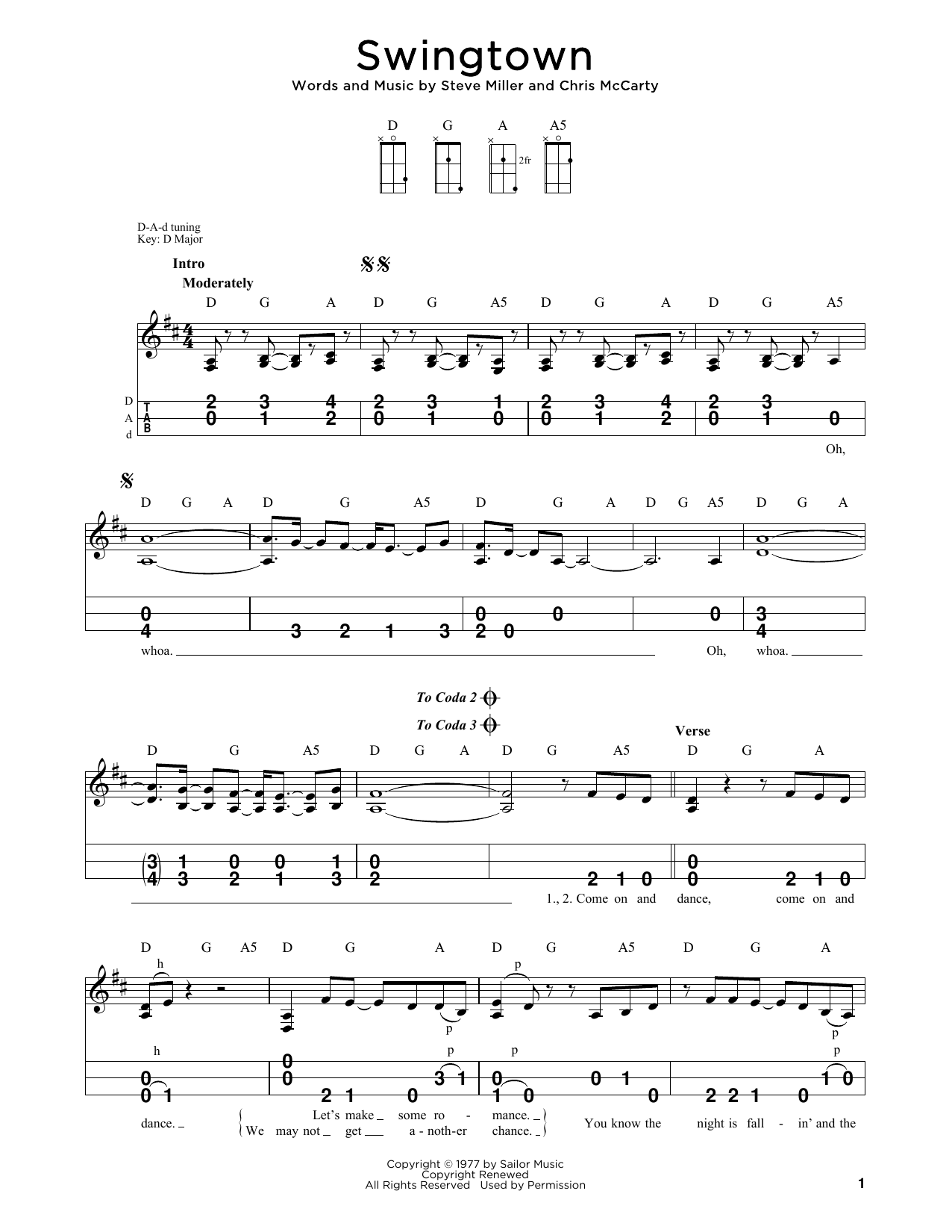 Produktbild zu:  Swingtown - Steve Miller Band