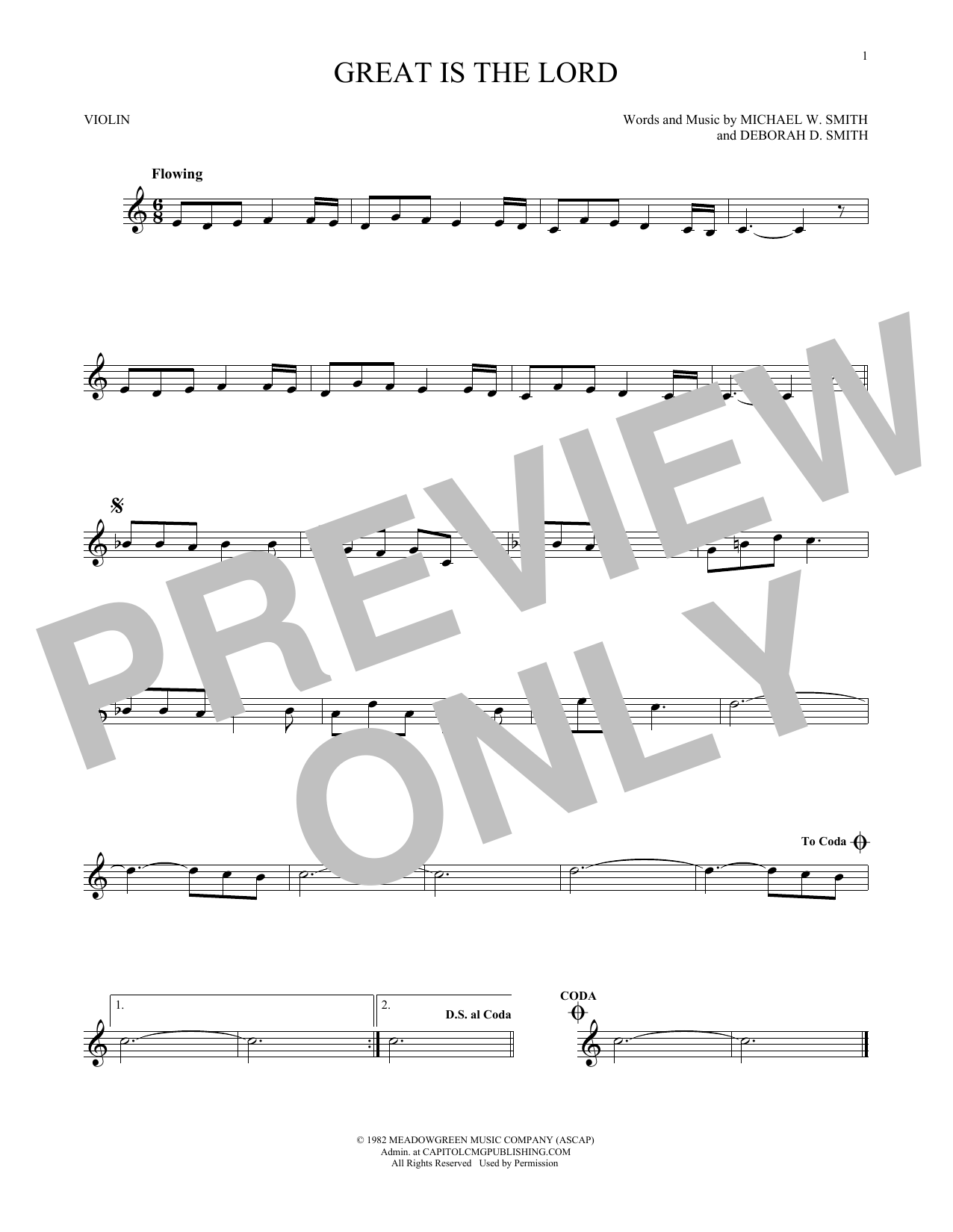 Product gallery: Page 1 of 1 Great Is The Lord, Michael W. Smith
