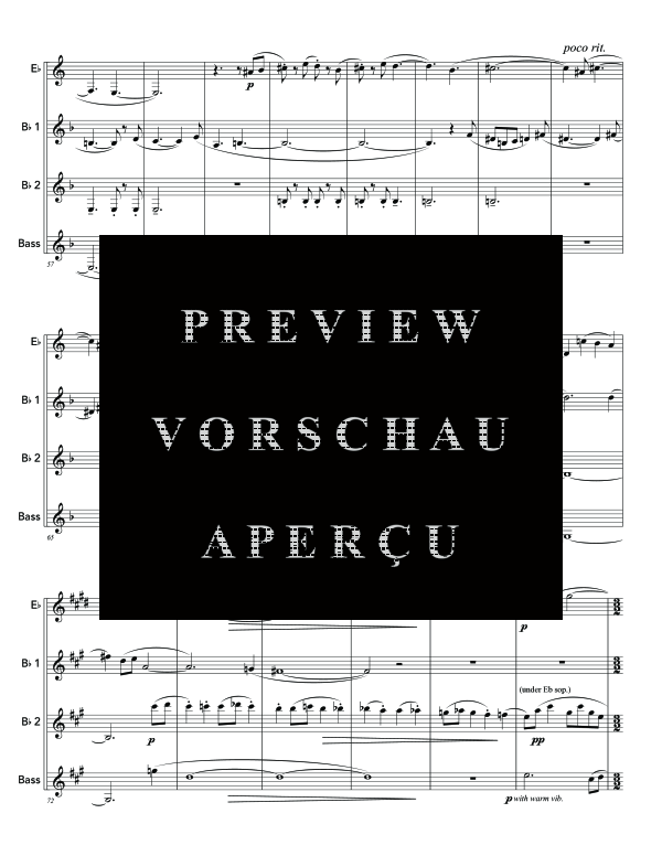 Product gallery: Page 8 of 11 There It Is, , (Clarinet Quartet)