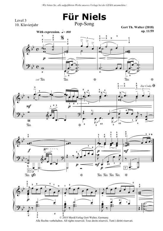 Produktbild zu: Für Niels Gert Walter