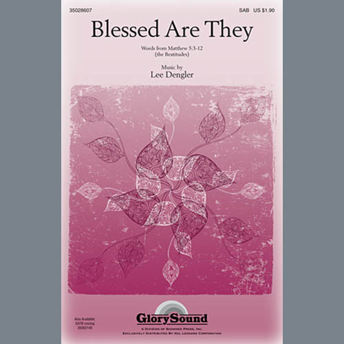cover: Blessed Are They, Lee Dengler, Chor