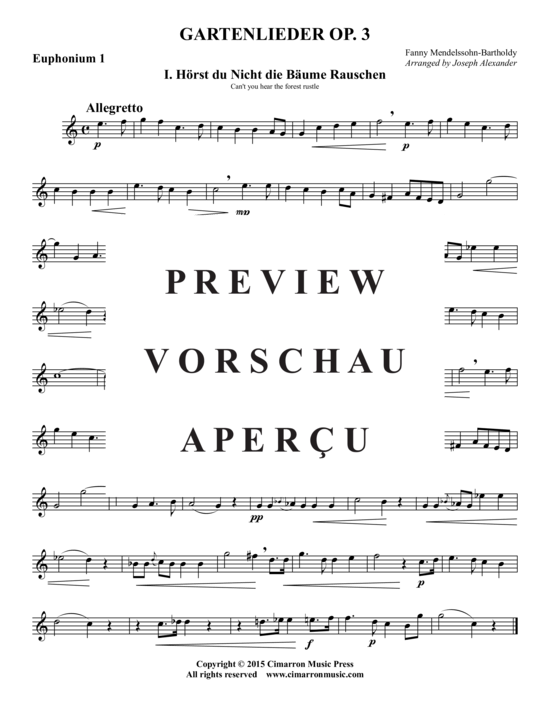 Product gallery: Page 18 of 21 Gartenlieder Op. 3 , , (2x Baritone, 2x Tuba)