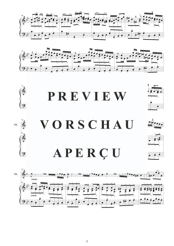 Product gallery: Page 6 of 11 Oboe Concerto No.8 in G-Moll Op.9, , Flute and Harpsichord/Piano