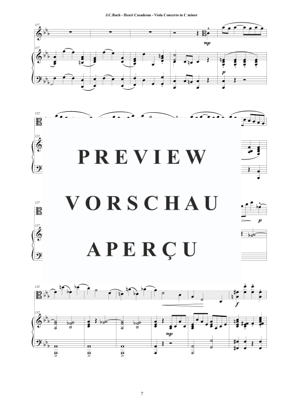 Produktgalerie: Seite 8 von 11 Viola Concerto in C minor, , Viola und Klavier