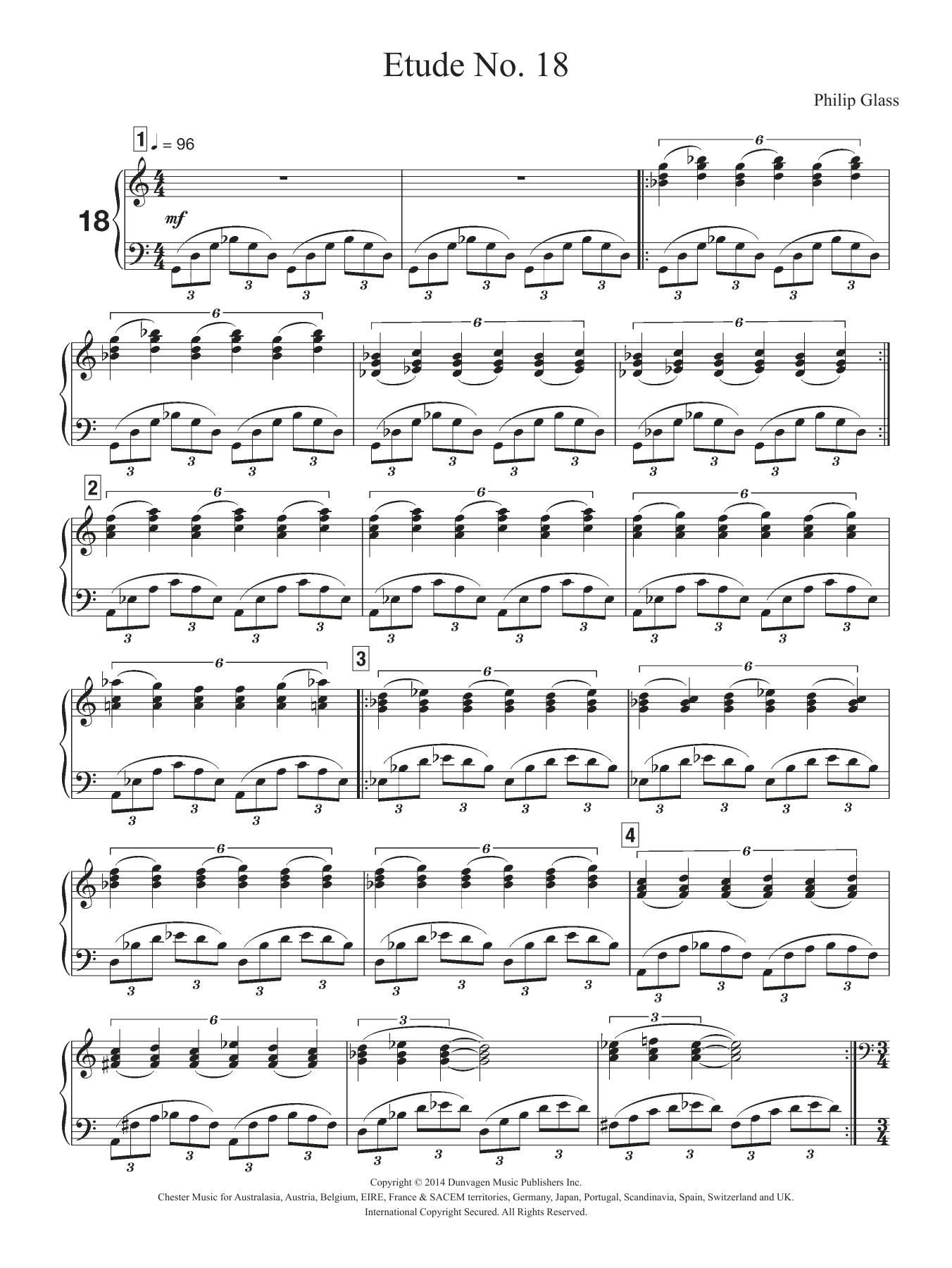 Produktbild zu: Etude No. 18